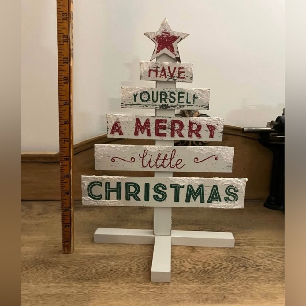 Have Yourself a Merry Little Christmas Wooden Decor Sign